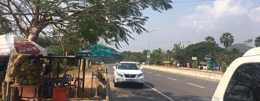 Land for sale on main road and sea view in Kep (1)