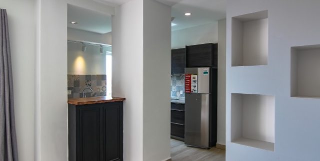 kitchen from living room