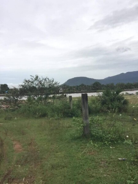 3500 sqm Land For Sale​ Touching River in Kampot